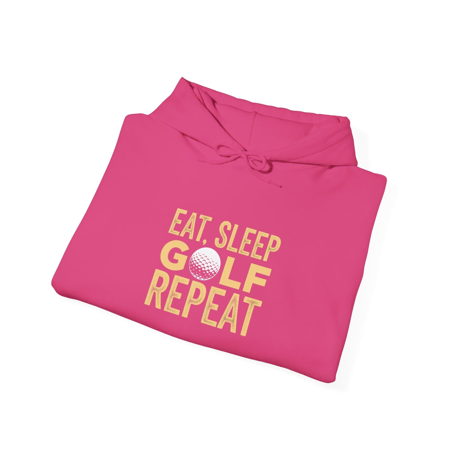 men & women golf sweatshirt: eat, sleep, golf, repeat. unisex golf sweatshirt: