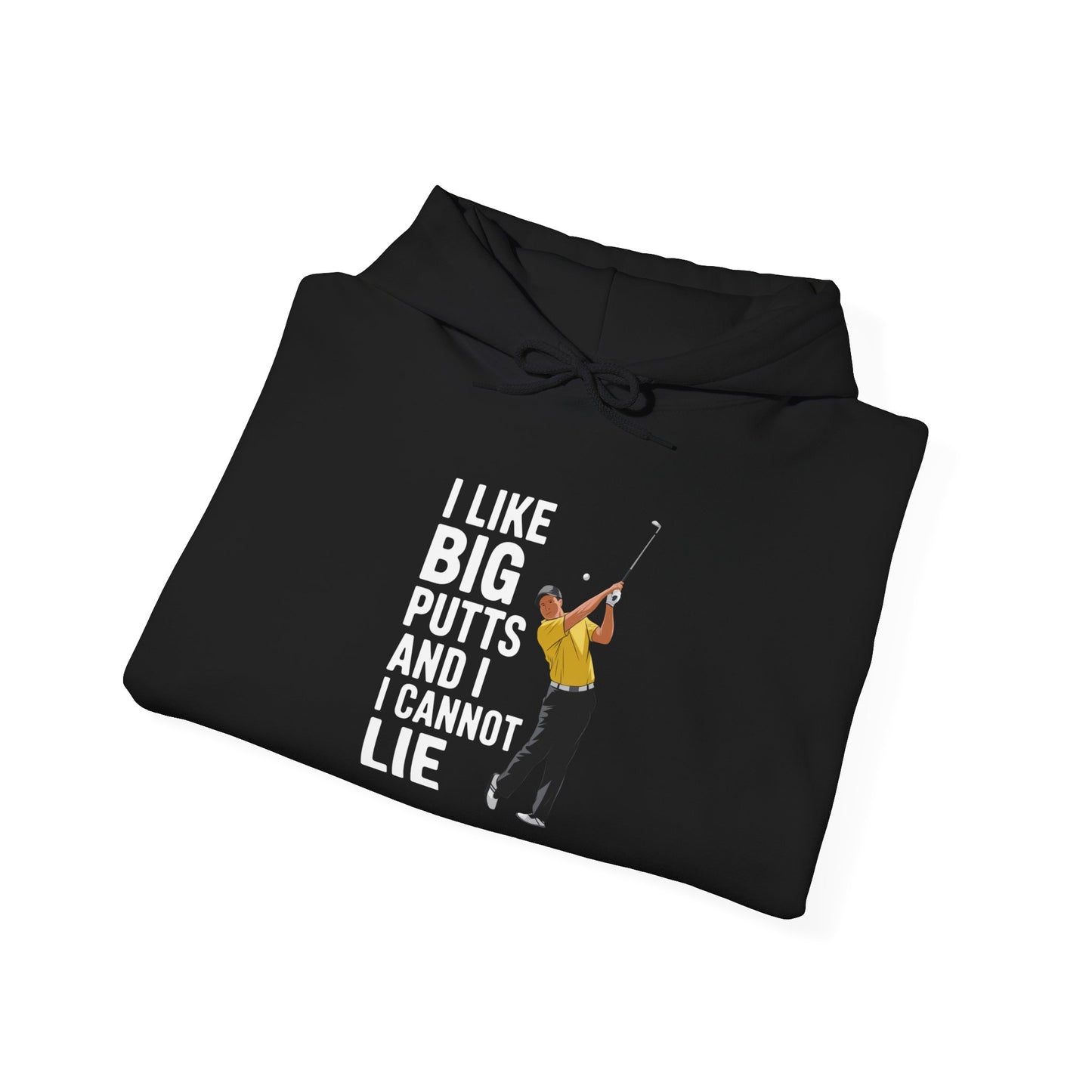 men & women golf sweatshirt: i like big putts and i cannot lie. unisex golf sweatshirt