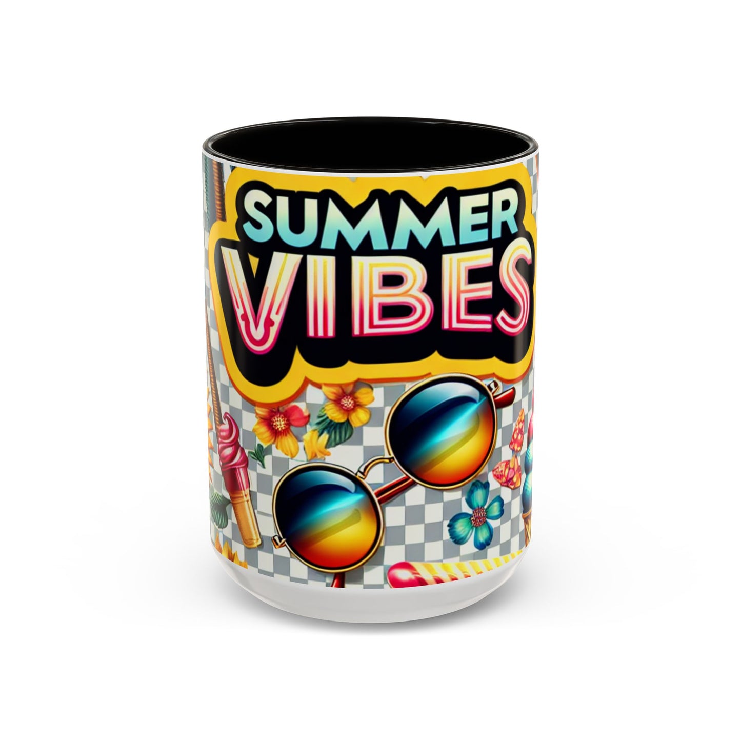 colorful summer vibes mug | vibrant design for your morning coffee