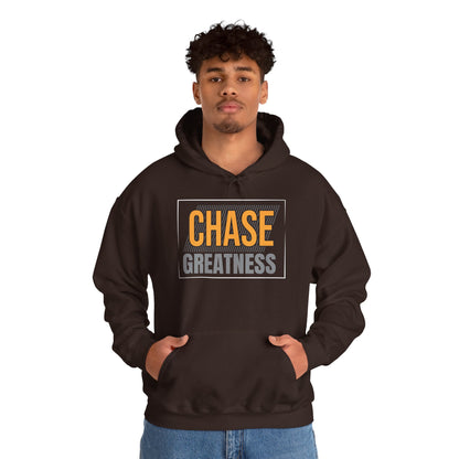 Unisex Heavy Blend™ Hooded Sweatshirt - Chase Greatness - Bold Motivation Quote