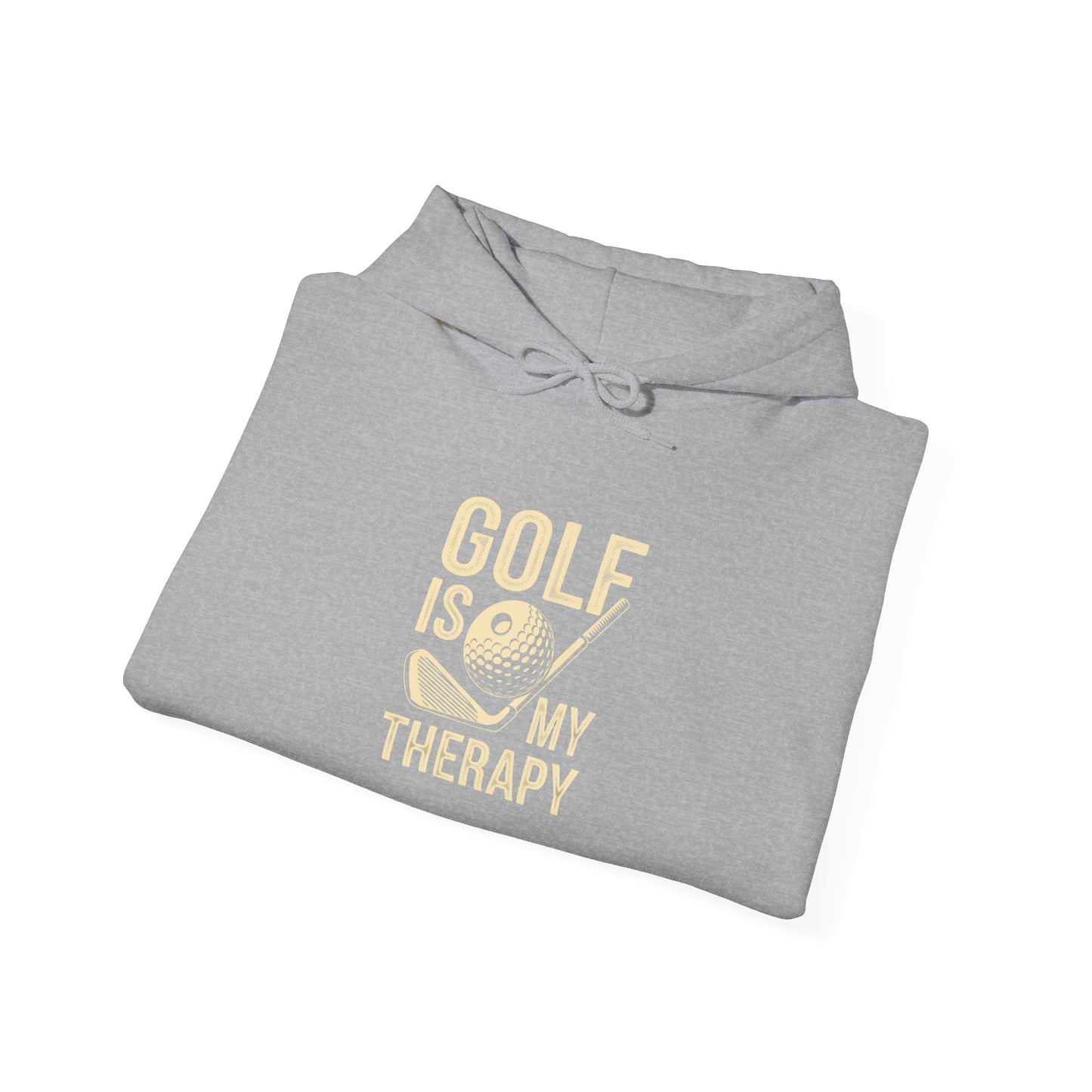 men & women golf sweatshirt: golf is my therapy. unisex sweatshirt.