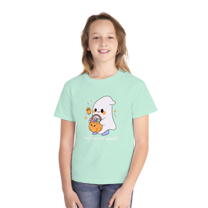 Youth T-Shirt, Kids T-shirts, Kids Tee, Halloween, Cute - Too cute to spook!