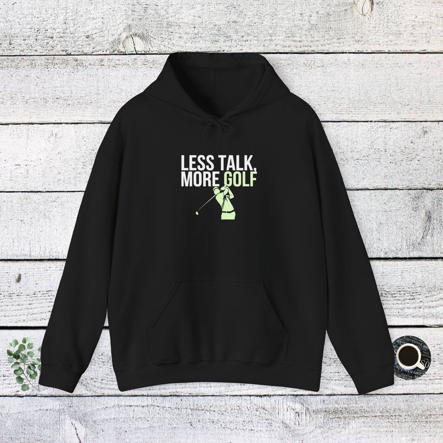 men & women golf sweatshirt: less talk more golf! unisex sweatshirt: