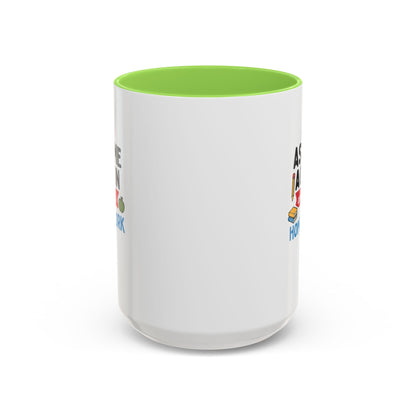 Colorful 'Ask Me Again, It's Homework' Mug - Perfect for Students. Teachers with Attitude.