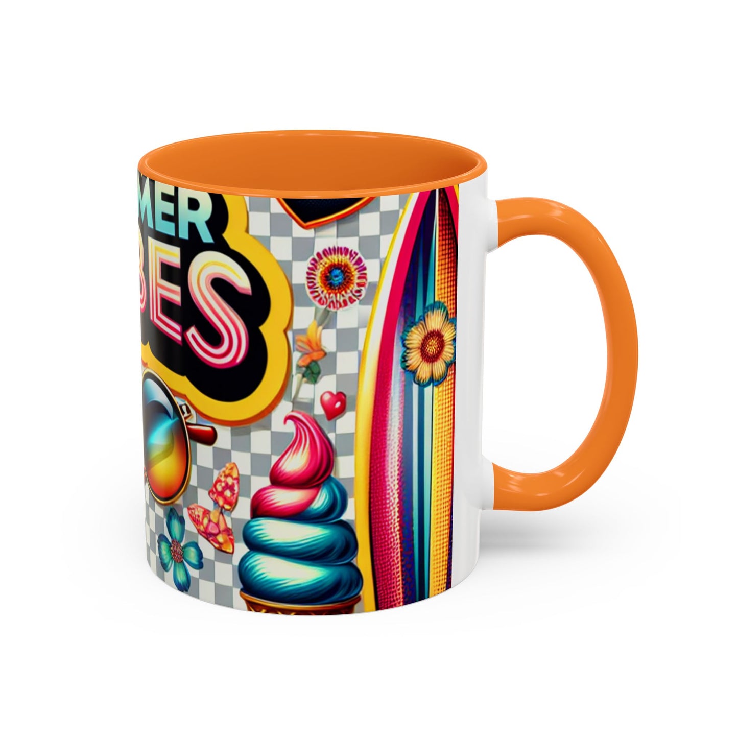 colorful summer vibes mug | vibrant design for your morning coffee