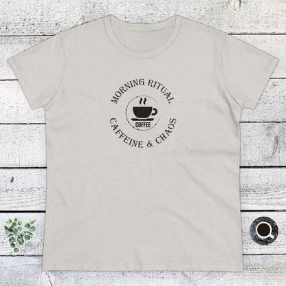 Womens T-Shirt - Caffeine and Chaos