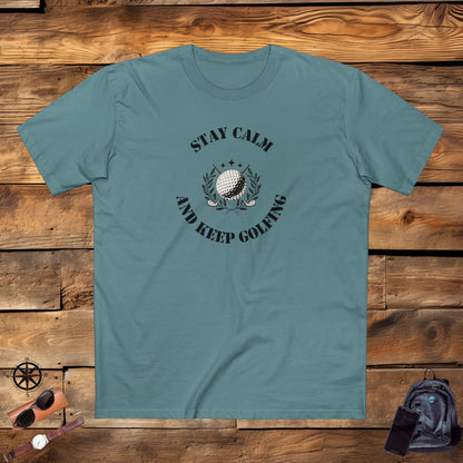 Men's T-Shirt - Stay Calm & Keep Golfing