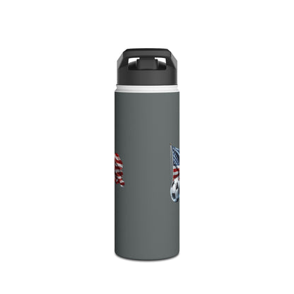 USA Soccer Inspired Stainless Steel Water Bottle - Durable & Eco-Friendly