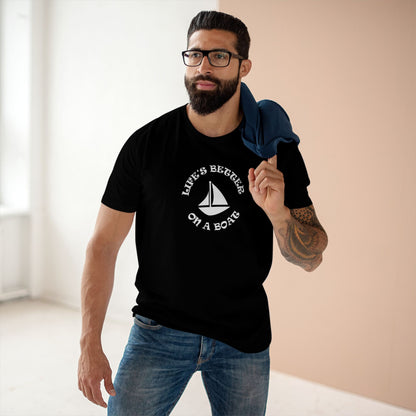 Mens T-Shirt - On a Boat