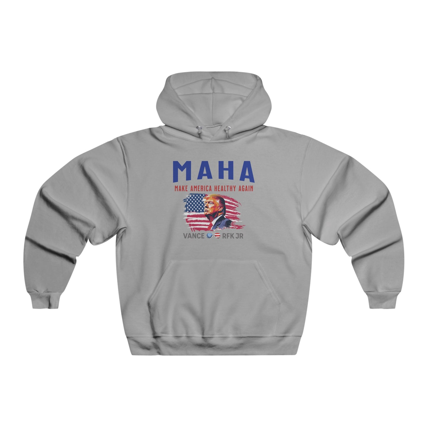 men's hoodie - make american healthy again (maha)