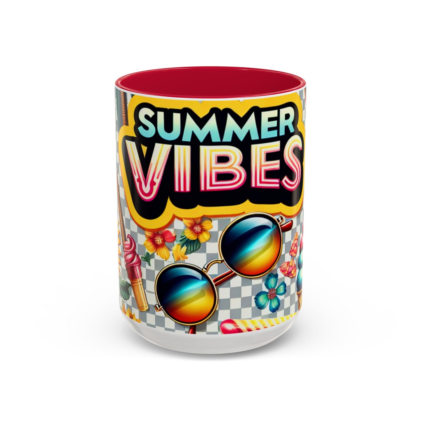 colorful summer vibes mug | vibrant design for your morning coffee