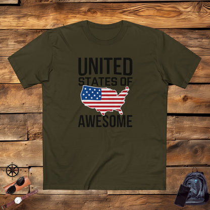 Men's T-Shirt, Men's Tee, Men's Funny Gift, Election 2024, United States of Awesome