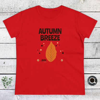 Women T-Shirts, Women's Tee, Fall, AUTUMN BREEZE, Gift