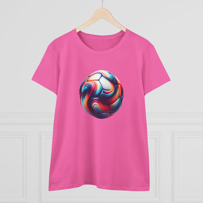 Stylish Women's Cotton Tee for Sports Enthusiasts