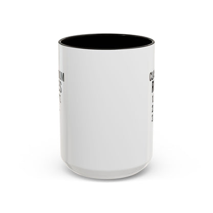 Colorful Classroom Rules Mug - Perfect for Teachers and Students. Teachers with attitude.