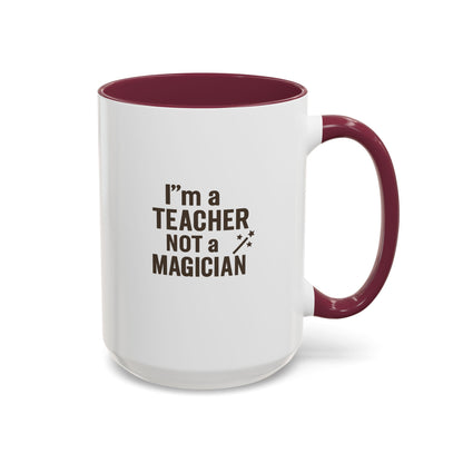 Colorful Teacher Mug - Perfect Gift for Educators. Teachers with Attitude.