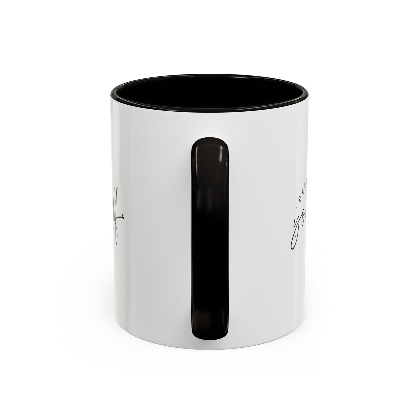 colorful inspirational mug - believe in yourself