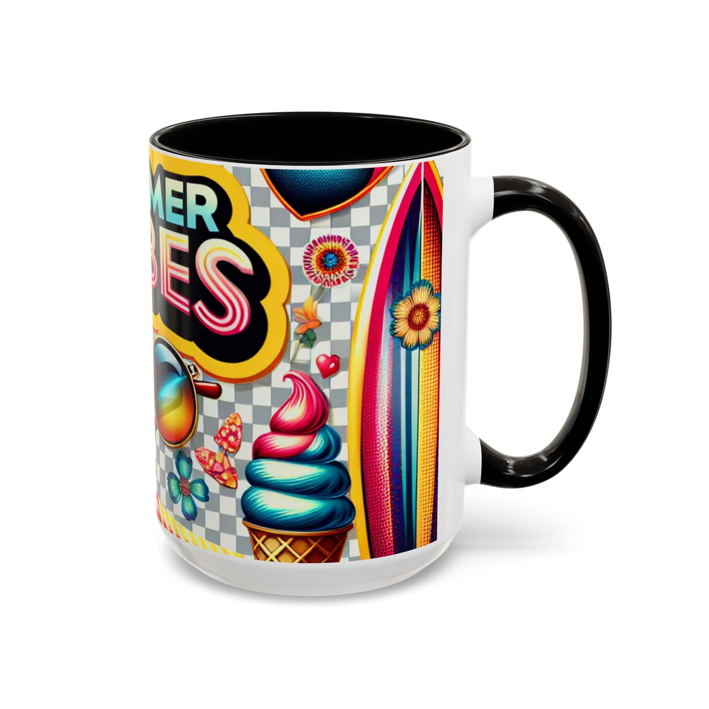 colorful summer vibes mug | vibrant design for your morning coffee