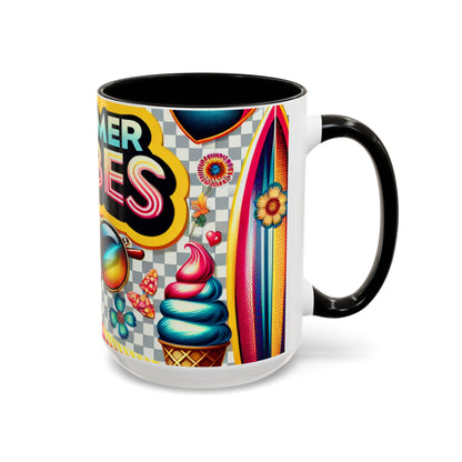 Colorful Summer Vibes Mug | Vibrant Design for Your Morning Coffee