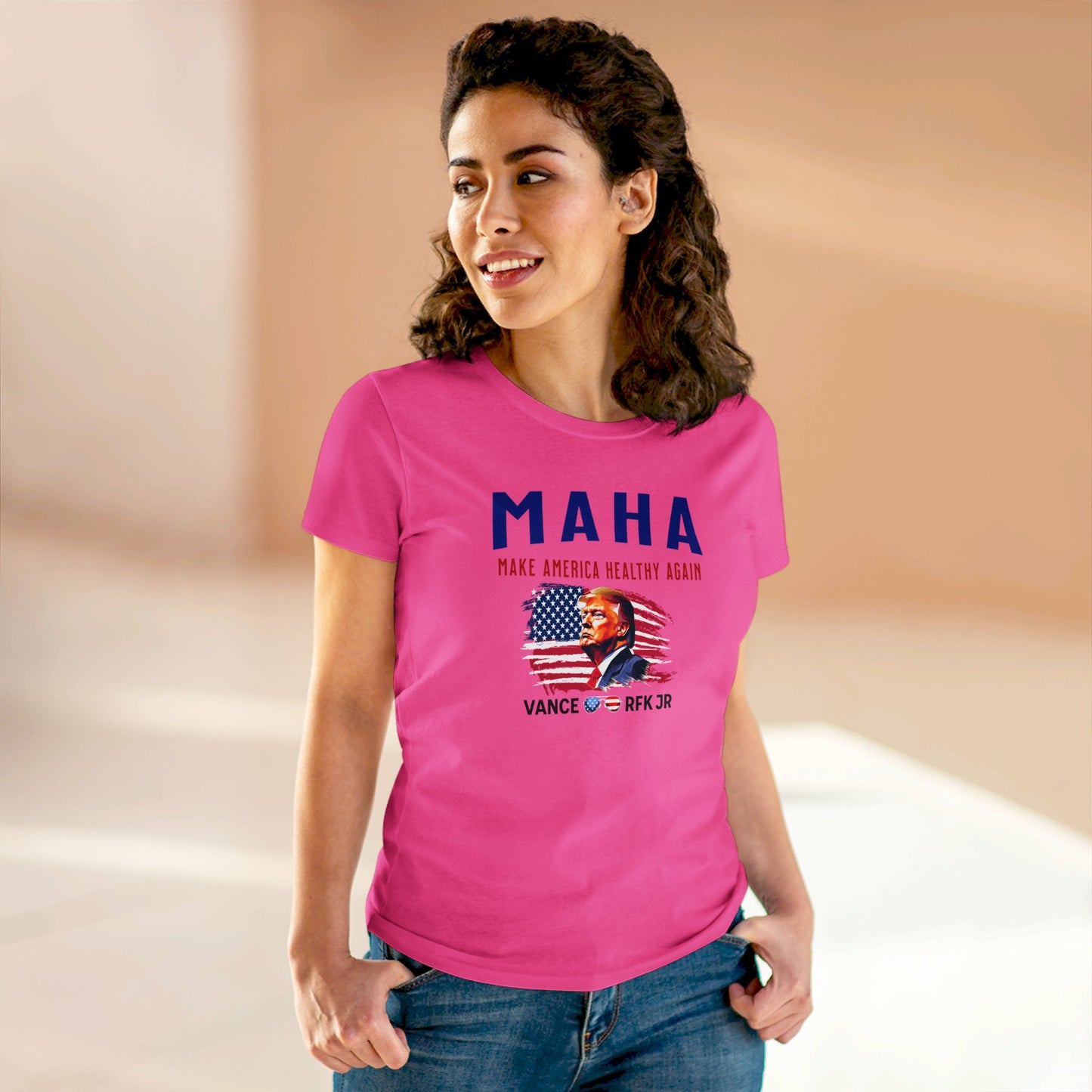 women's t-shirt - make america healthy again (maha)