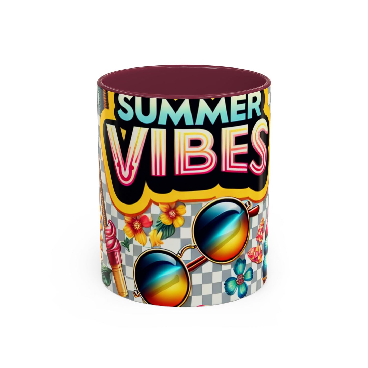 colorful summer vibes mug | vibrant design for your morning coffee