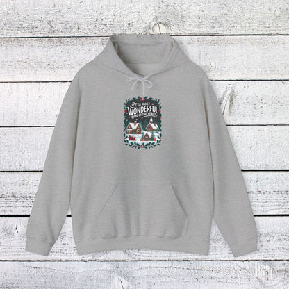 Men's and Women's Christmas Sweatshirt. Most Wonderful Time of Year. Unisex Christmas Sweatshirt.