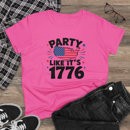 Women's T-Shirt, Women's Tee, Funny Gift, Party Like its 1776!