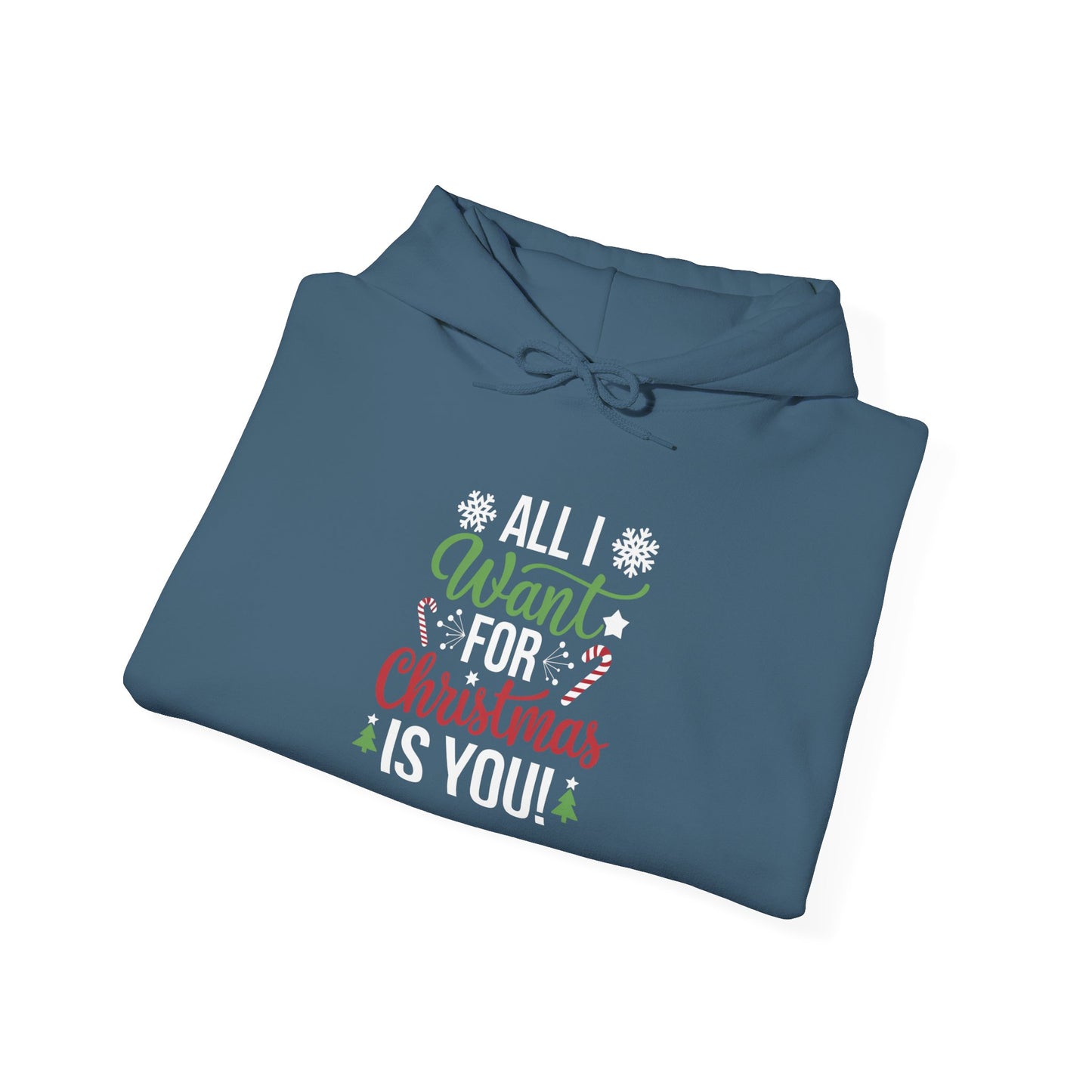 men's and women's christmas sweatshirt. all i want for christmas is you. unisex christmas sweatshirt.