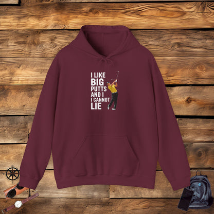 Men & Women Golf Sweatshirt: I Like Big Putts and I Cannot Lie. Unisex Golf Sweatshirt