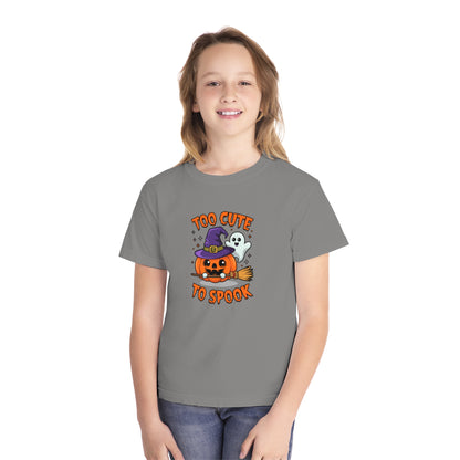 Youth T-Shirt, Youth Halloween T-Shirt, Too Cute to Spook!