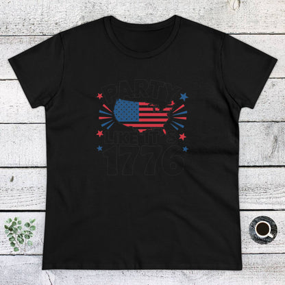 Women's T-Shirt, Women's Tee, Funny Gift, Party Like its 1776!