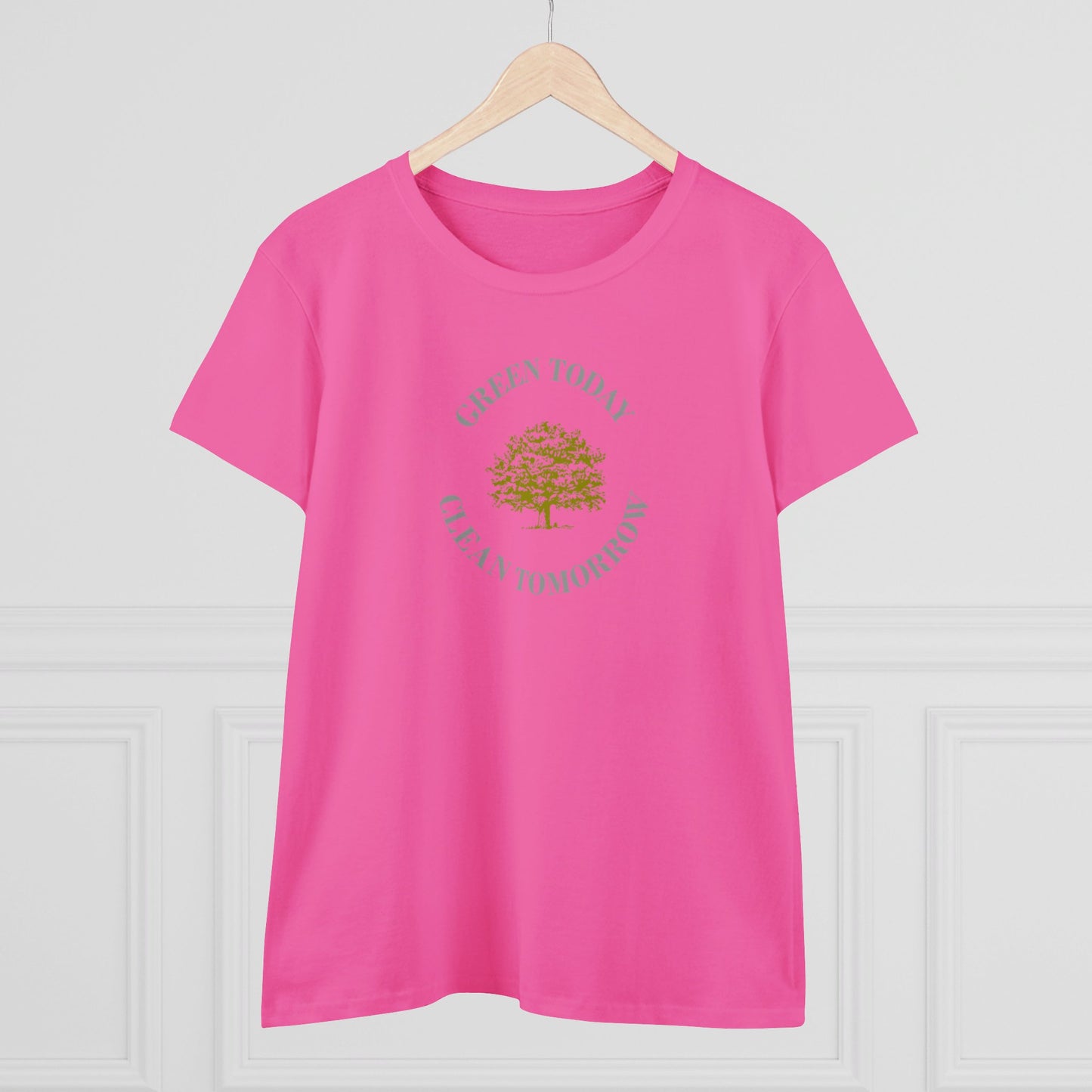 womens t-shirt - green today