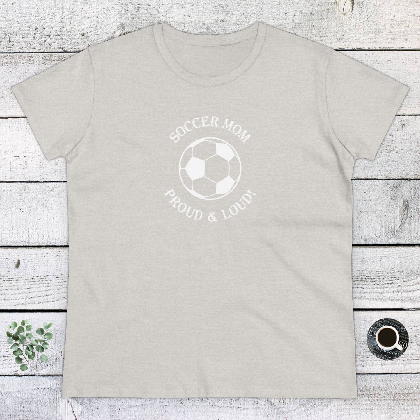 womens t-shirt - soccer mom