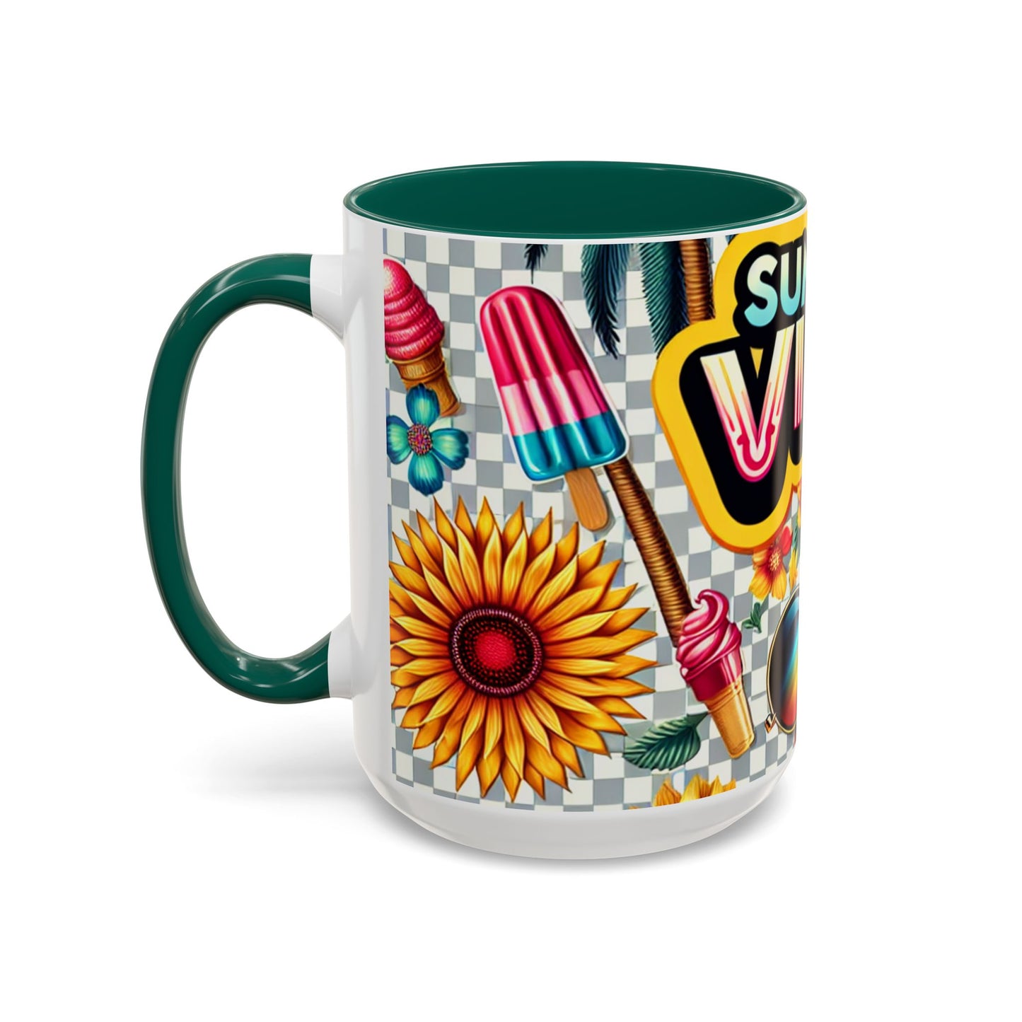 colorful summer vibes mug | vibrant design for your morning coffee