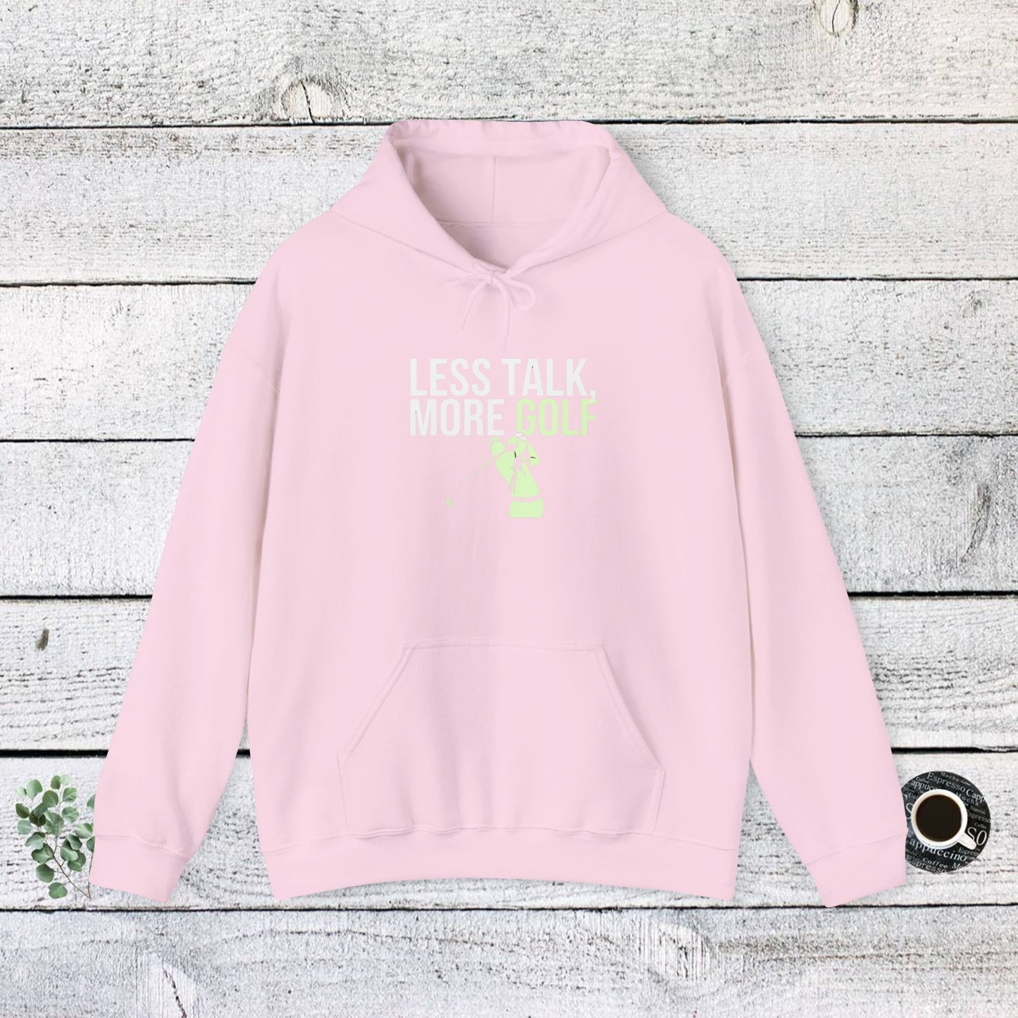 men & women golf sweatshirt: less talk more golf! unisex sweatshirt: