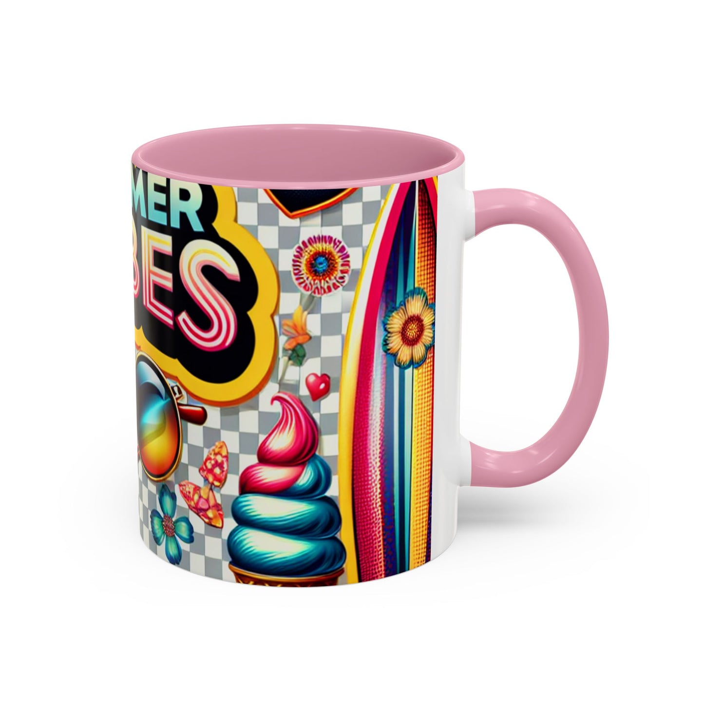 colorful summer vibes mug | vibrant design for your morning coffee