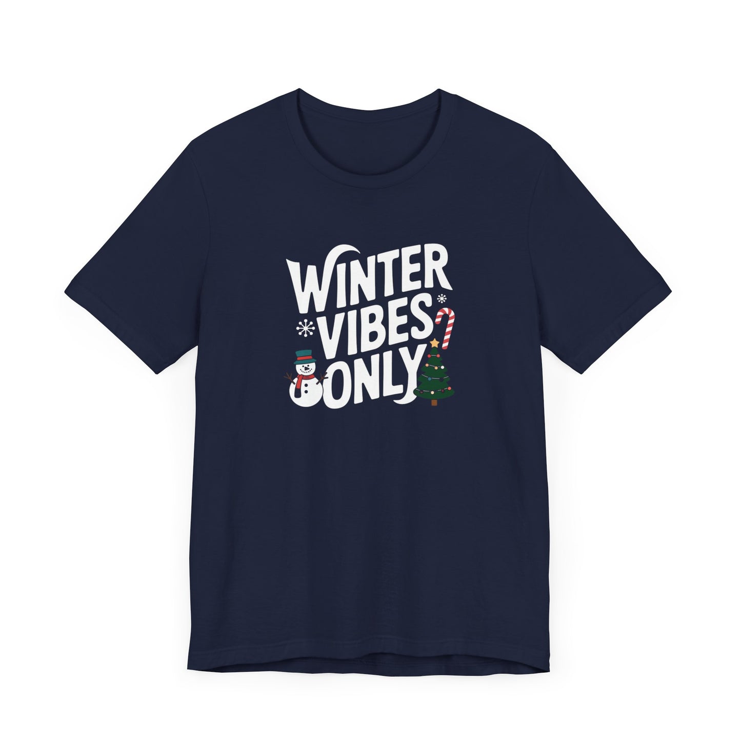 men & women christmas t-shirt. winter vibes. unisex christmas t-shirt.