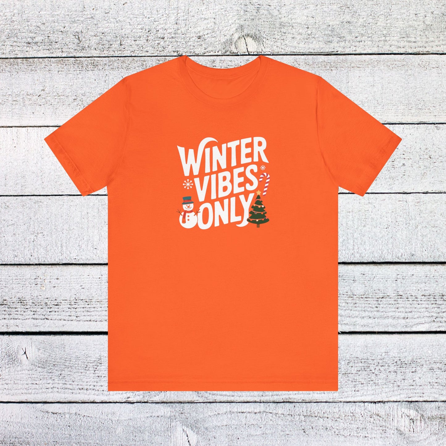 men & women christmas t-shirt. winter vibes. unisex christmas t-shirt.