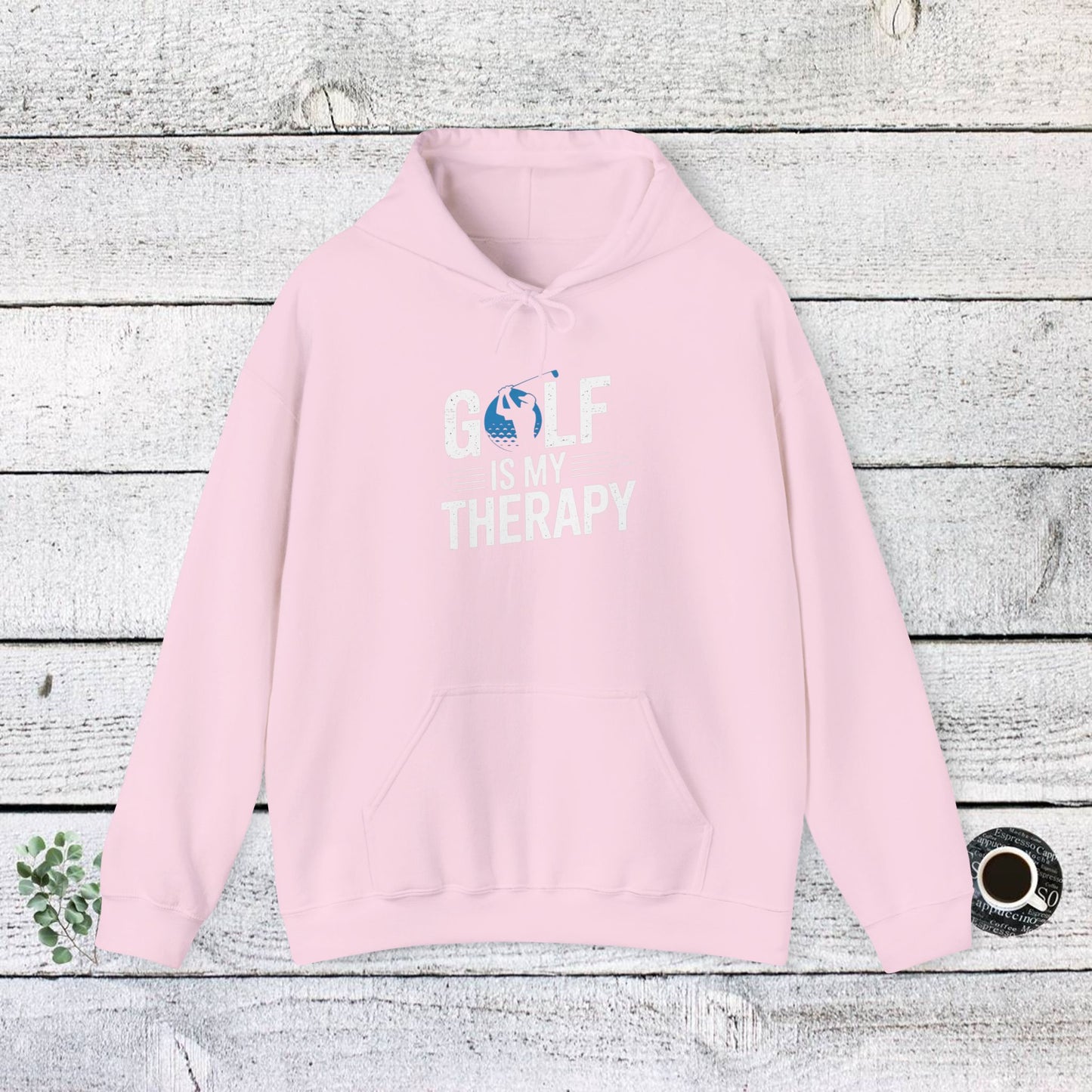 men & women golf sweatshirt: golf is my therapy(2): unisex sweatshirt: