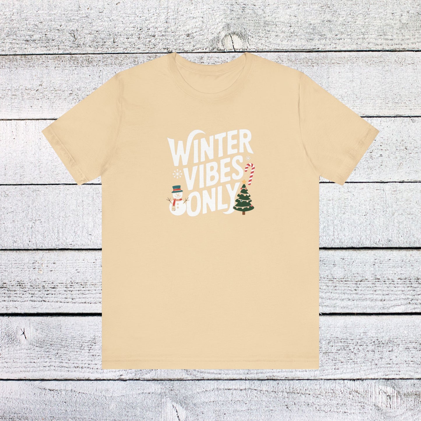 men & women christmas t-shirt. winter vibes. unisex christmas t-shirt.