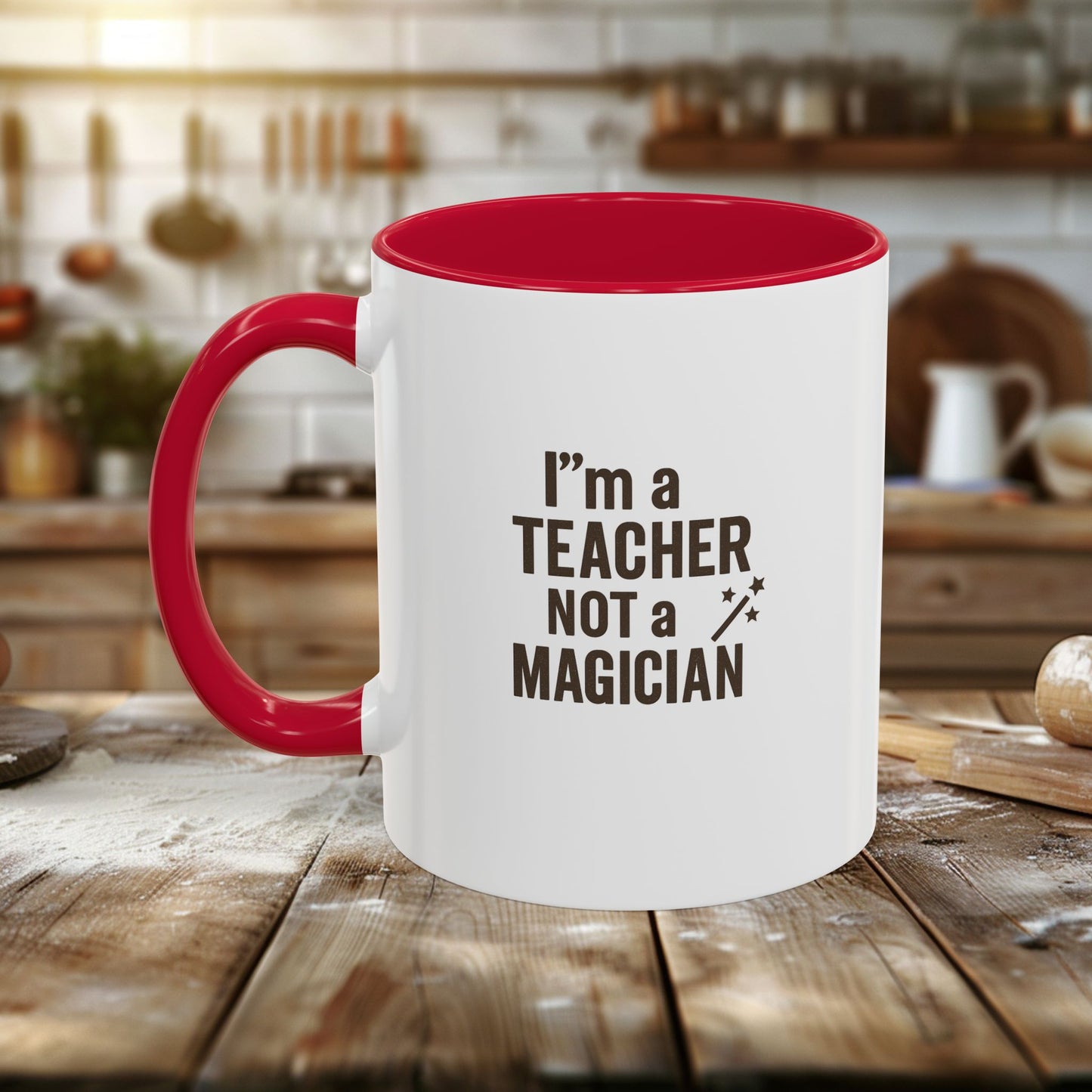 colorful teacher mug - perfect gift for educators. teachers with attitude.