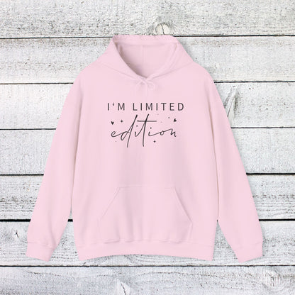 Unisex Heavy Blend™ Hooded Sweatshirt - I’m Limited Edition - Unique Confidence Quote