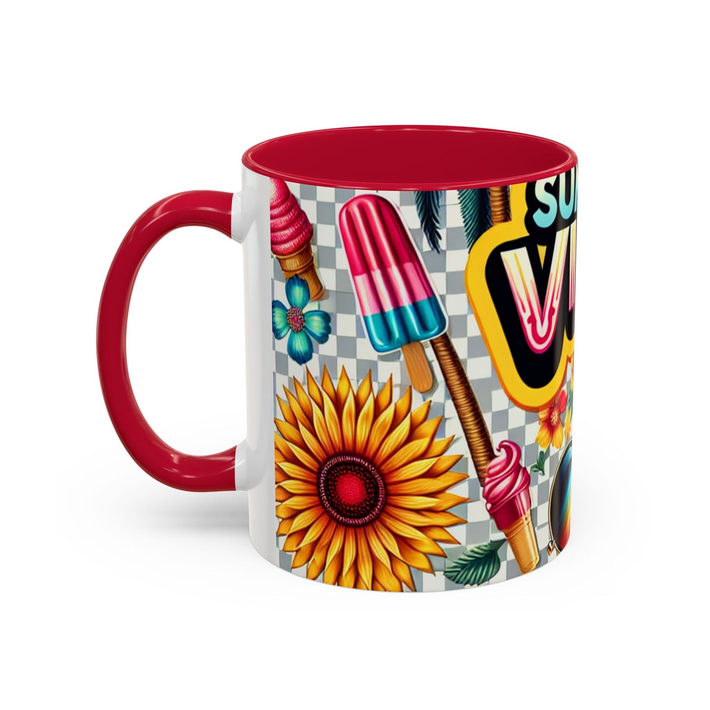 colorful summer vibes mug | vibrant design for your morning coffee