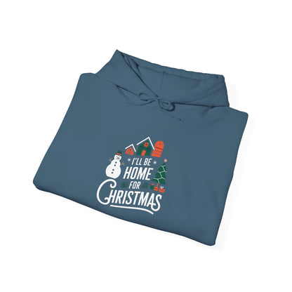 Men's and Women's Christmas Sweatshirt. Home for Christmas. Unisex Christmas Sweatshirt.