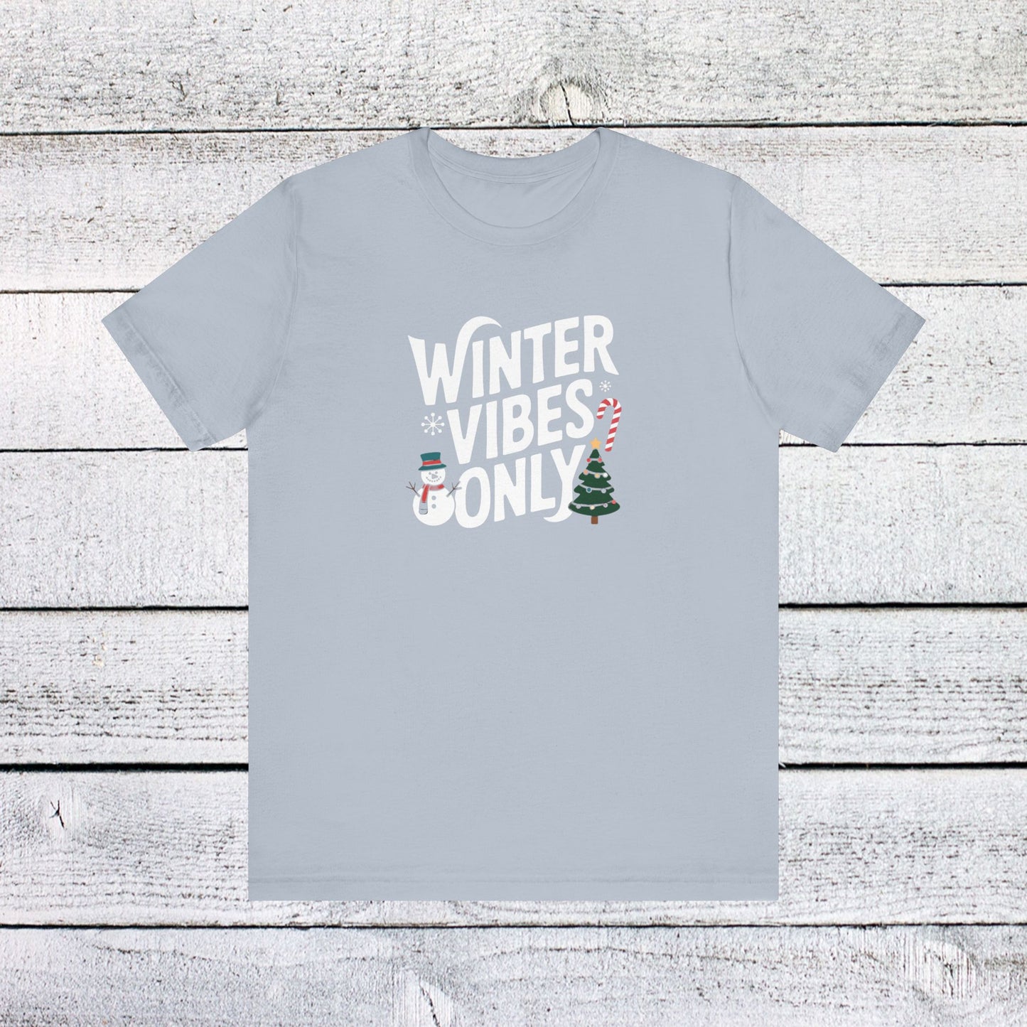 men & women christmas t-shirt. winter vibes. unisex christmas t-shirt.