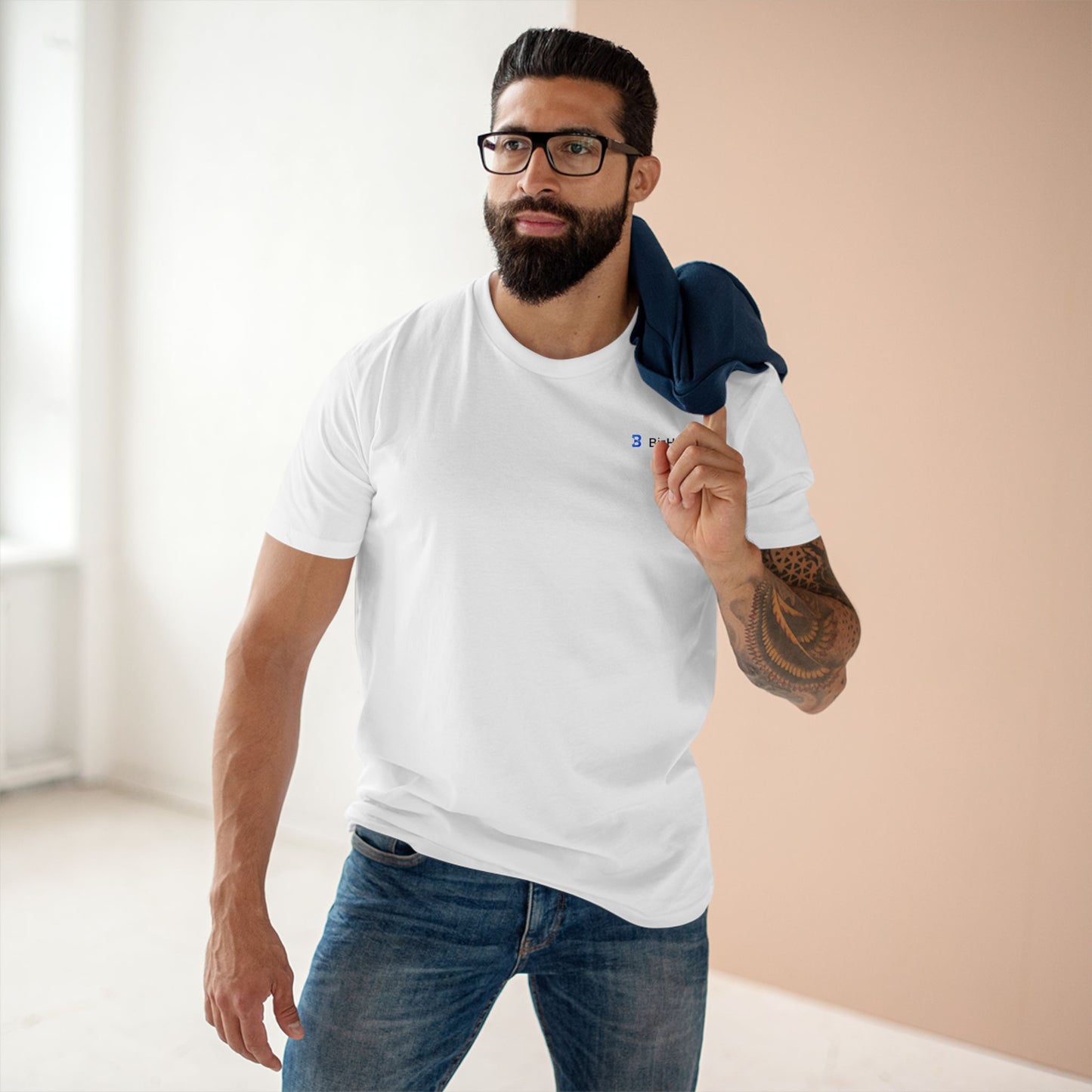 bizhub ai logo t‑shirt — tech company branded tee