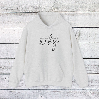 Unisex Heavy Blend™ Hooded Sweatshirt - Remember Your Why - Purpose Driven Motivation