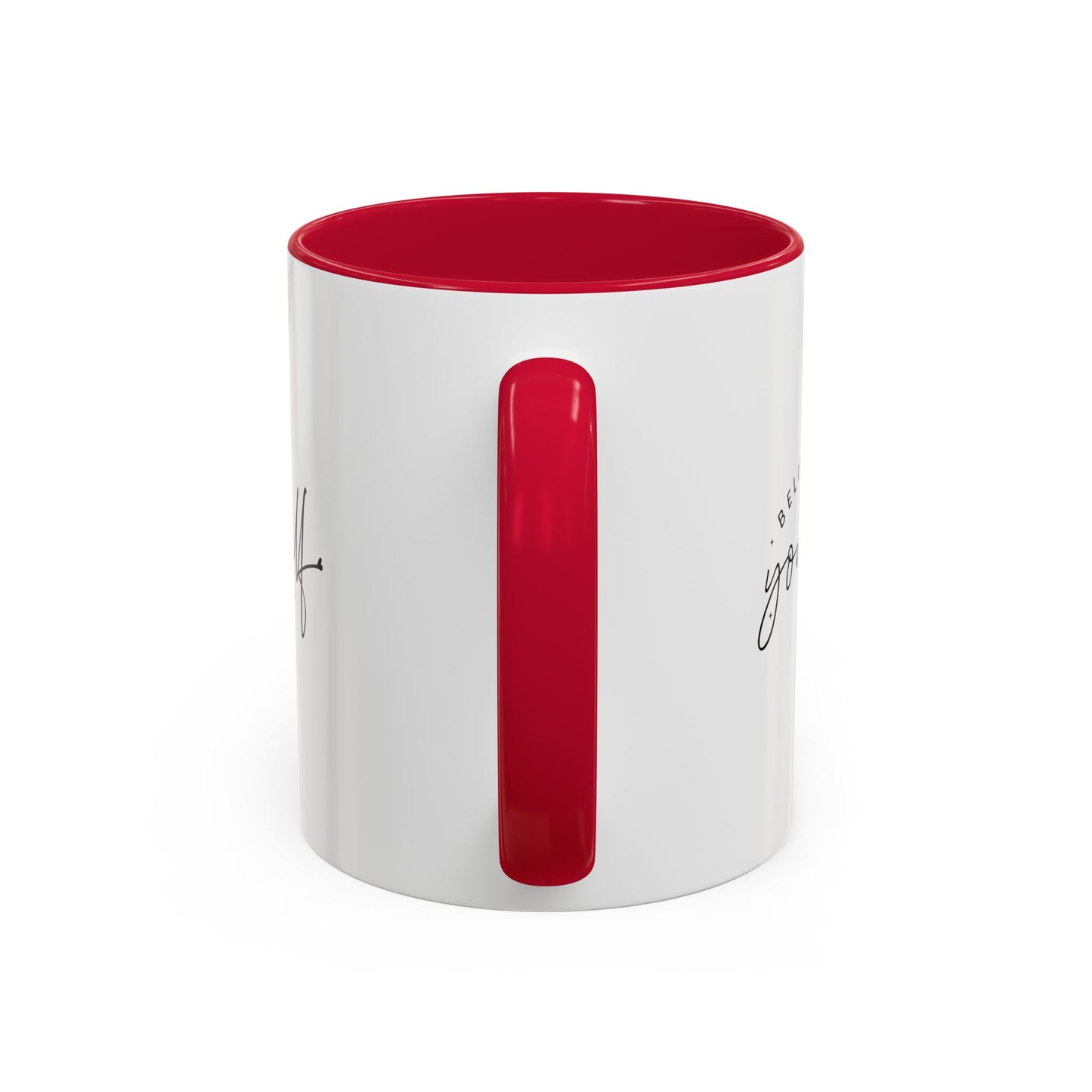 colorful inspirational mug - believe in yourself
