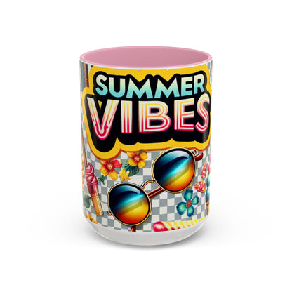 Colorful Summer Vibes Mug | Vibrant Design for Your Morning Coffee