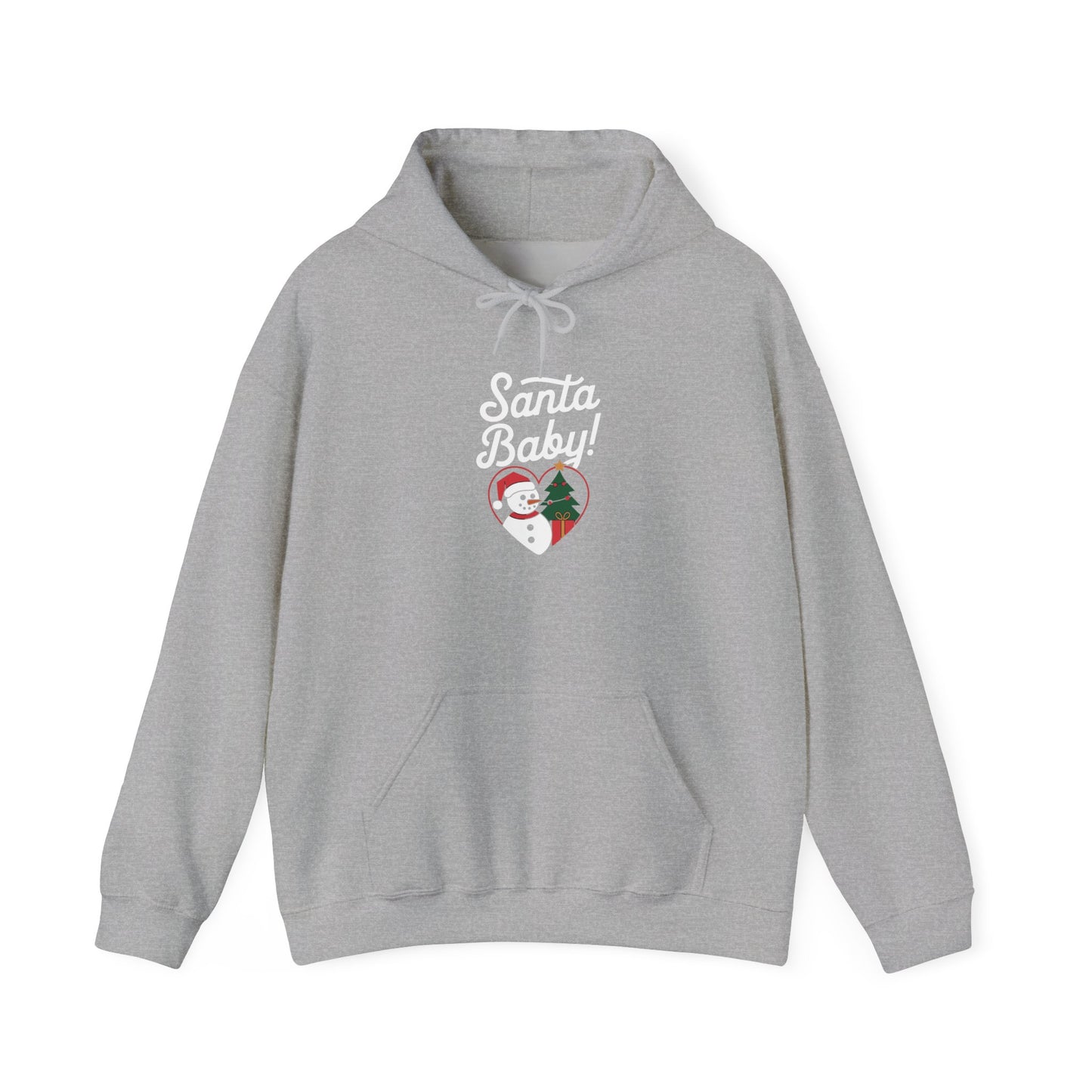 men's and women's christmas sweatshirt. santa baby. unisex christmas sweatshirt.